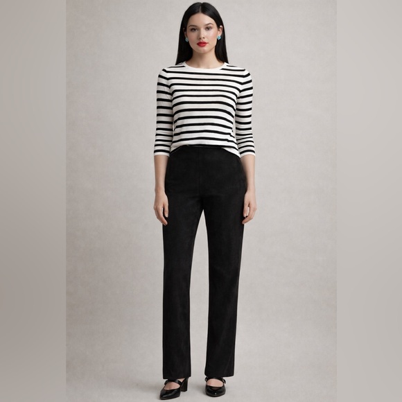 Leather Clifford Michael soft, straight leg pants. 32" waist - Picture 5 of 5